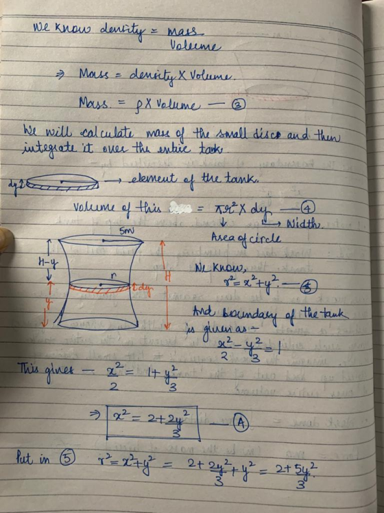 We know density = mass Voleeme Marss - density X Volume Mass. 8X Volume We will calculate mass of the small disco and then in