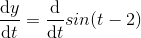 hip sin(t dt 2