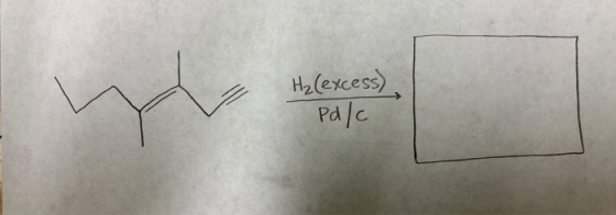 Hz(excess) Pd/c