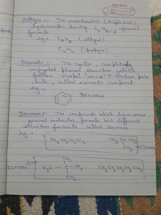 Noto Book Date Page pounds Albyne & The unsaturated (triple bond) hydrocarbon having a Hona general lg salto Cethyne) Ca Hu (