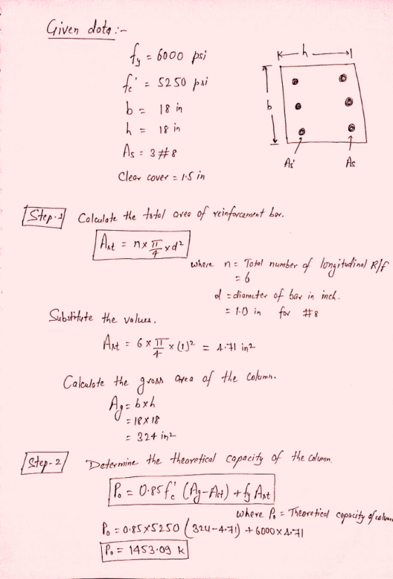 Giver dot In As As Substtute the valua 1.0 in 악9.2| ty of Hecla ъ etermine the theorefical Capaci