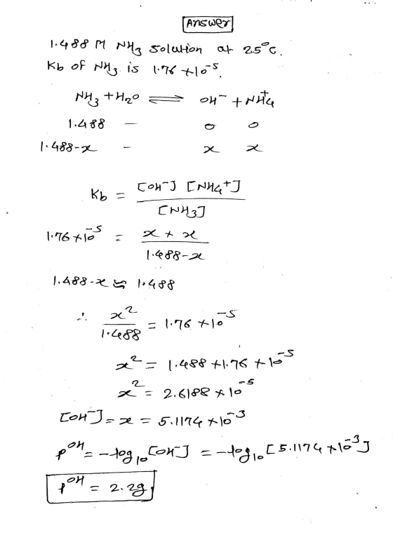 ㅅ = G88 176 5 Answer 1.488 T. Ha Solutom 따 25C Kbof 번 is 176105. 쌩 th20 our traite 1488 488-2 con J Ennat Kb = 번3 176 IS : 것