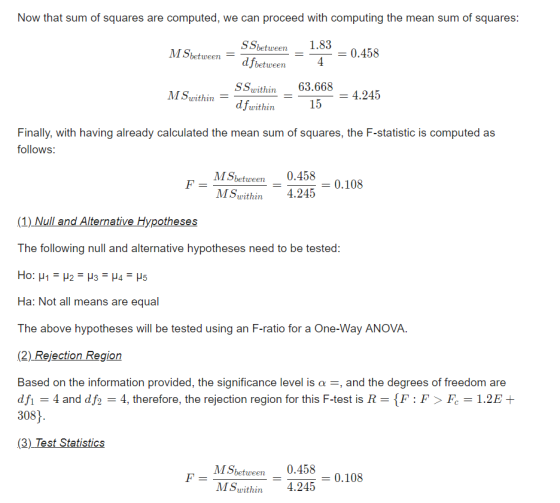Now that sum of squares are computed, we can proceed with computing the mean sum of squares 1.830.458 S Sbetween 1.83 M Sbetu