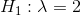 H1 = 2