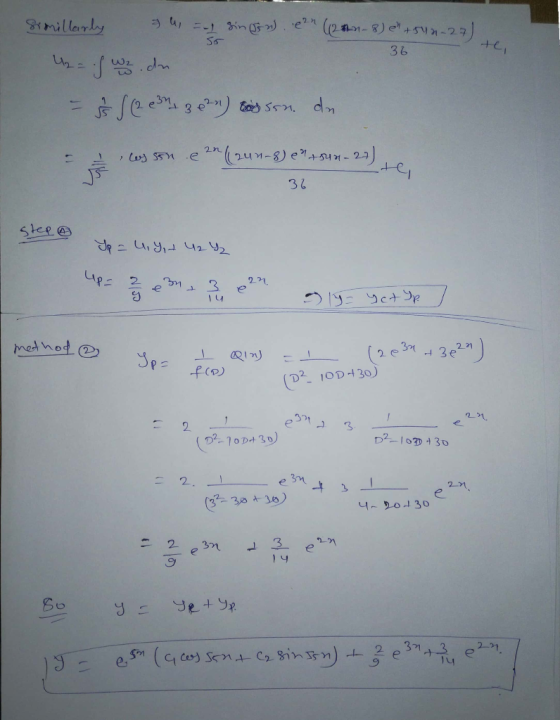 2 4 =-1 sin (sn) .ean, Simillarly so -8) e +542-27) 36 is / (2 834 3 0 2 ) Endssn. du Lesson 2n|(241-8) eº +544-27) te, 36 s