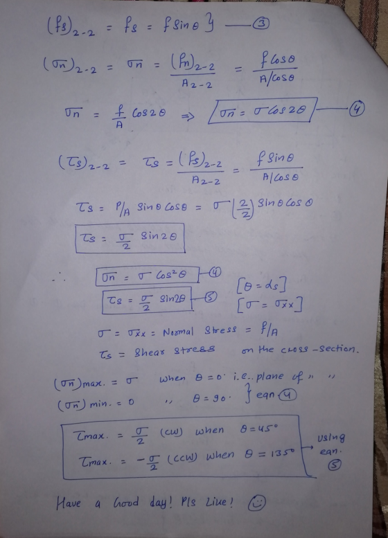 (13) 2 - 2 = fs = f sine } . (om)22 = on = (x2 - floso on 6820 => low=560520— A2-2 A/Coso (Ts) 2-2 = Ts = (fs) 2-2 f sine A2-