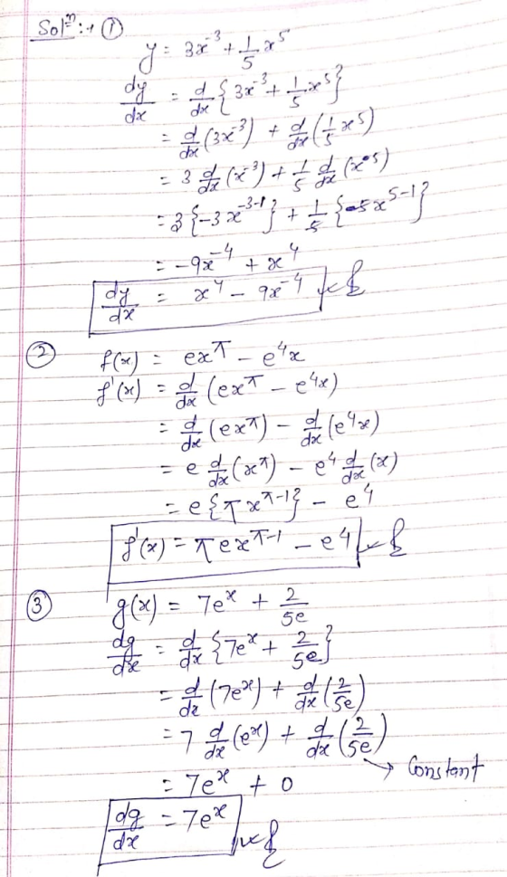 3 x ² + Las Sol :-) y dy dx 5 3 d 3x t hits w Ś Blitos) q -ge ta dy x 4 984 dx - 133?) + 1**) = 3 ) + -32-33734} ++{8535} i