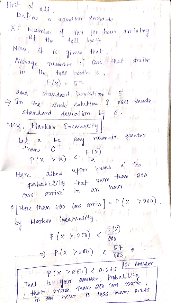 irst De-line Now Av eva In lhetth is, And standad boviation 5 Im 4he Heri ackehound f h E(y) 200 Ist Anwer