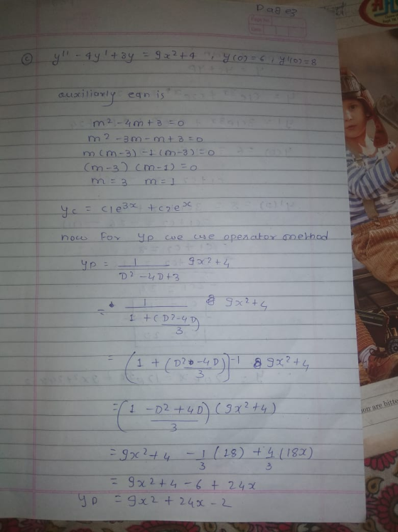раа ез Оy - 4узу 9х2 4 со саlts) = 8 auxiliarely ean is m2 - 4 m +8 EO rm 2 - 3 m - m + 3 = D rm C -3) - 1 (от -3) = 0 Cm -