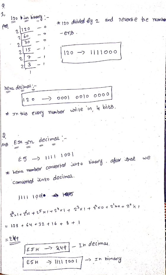 1, l2o Hin bihaf ded u 2 aind 1evevse the rumbe 2120 2 2. 2115 20 looo 2 heva decimal ES - 100 1 hera rumber converted unt Ca