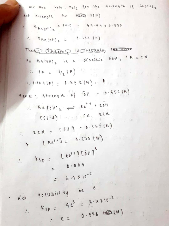 we use visi = V222 for the strength of BalOH)2 det strength be som sen) :: S Bacon), X 10.0 = 49.99 *0.230 - SBacol), 1.104 (