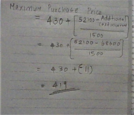 Mayımum Purchase Price Addihonal Testina 430+52100- 1500 52100-68bo0 430 + 15 00 4 30 +E1)