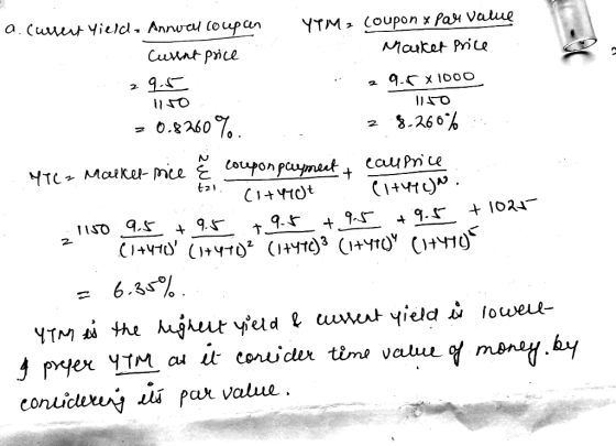 а. Сuши чielda Annudu Coupcn YTM> (ouponx Paя Value X Mauket Price Cииnt pice 9.rх100о 2 0.8260 УТСZ Mclkel- mee E Couрonрате