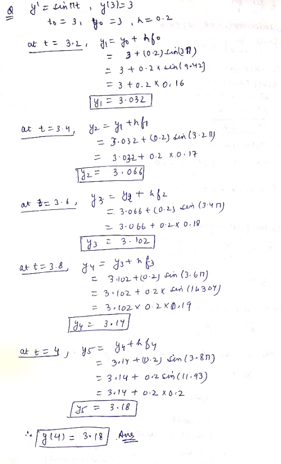 5327 132= 3,066 3 3. 102 at t= 3.8 こ 3.lo2 + (0-yan (3. 6 n) ะ 3.lo2 + 02K 써 (1.30リ 3.14 + 0.2 cum ( 11.93) x= 3.18