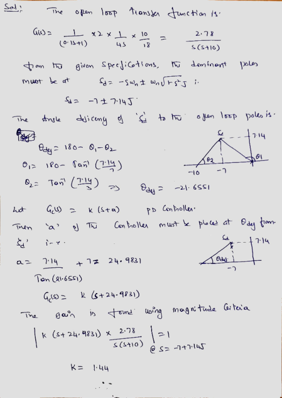 Sal Tihe opan ansen unctan Gi LO 1S41) 2. 7 8 0 45 s(s10) gvon SpeejiCotions dominont polas am must be at S - 7-14J poles is