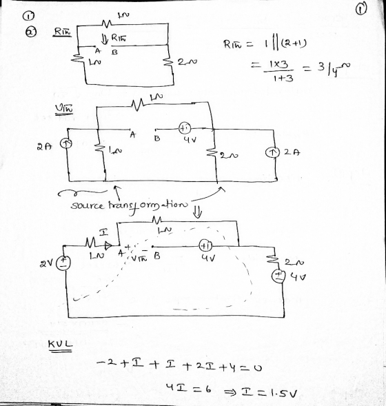 fono M Riñ JL RIE O B Rin = 111 (2+1) = 1, y = 31,00 A Vin um A B uv QA см 129 - source transformation ✓ 1-м сув в avo 320 €