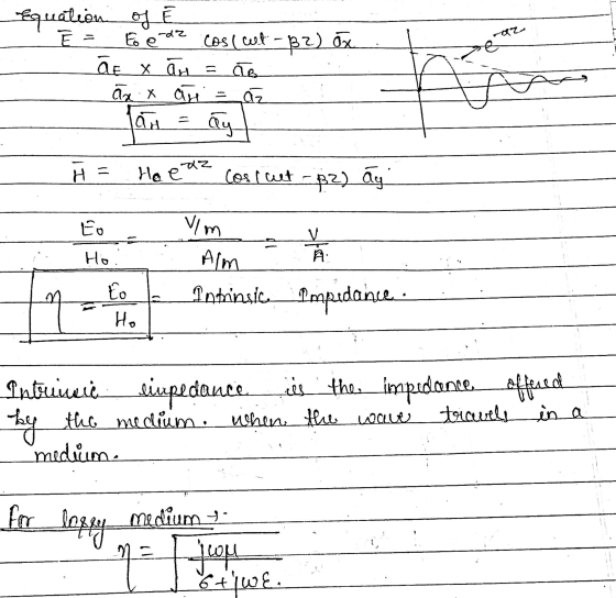 roz Equation of E E to e de cos(wt - p2) 5x ãe xan ax.x ar = az ay ܛܘܿ lah # = Ha edz Costcent - p2) ay Eo V Ho A Vlm Alm Int
