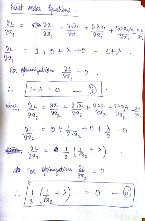 First order Equations 22. 27, - да, 1+ - 2L , 2 x м, + 2 + + ЭХя, ая, 222, дя, 2 x 9а, 9. - 1+O+x+0 - 4+ . for of timgation 2