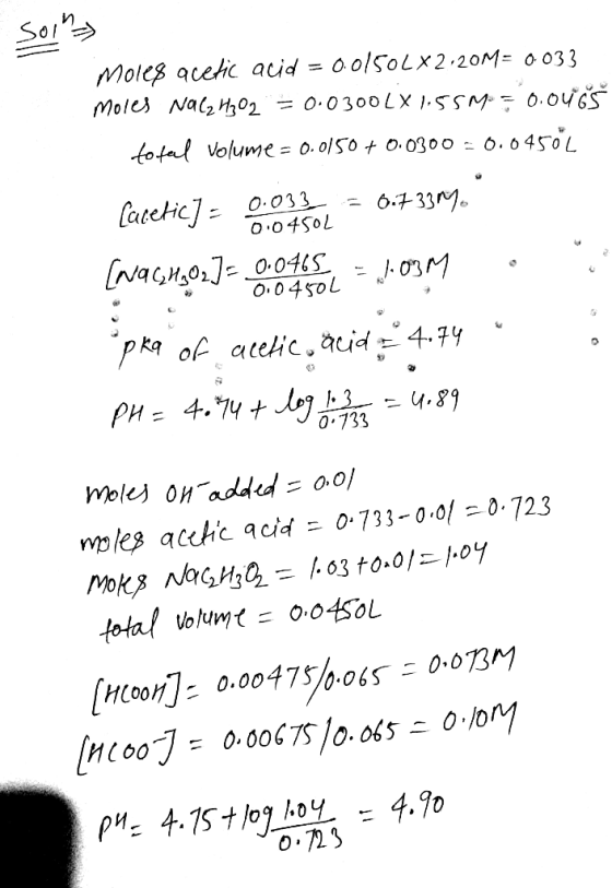 Moles Nah000300LX 1SS.oyGs Volume= o. 이 ς0+0.0300:6.0450 0.0 sel 33. O.0 4soL pka oe atelic.atidte 4.FY 0 733 moles acchc aci