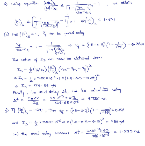 ca be tound usi -O. 381v The value Iscr hoo be obtained tơ0ю 2 Ftnally , the ssod delay at, can be alauloli usin, 126. 68 x10