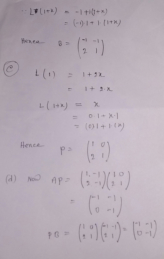 L*(1+x) = -1 ++(1+x) - (-1).1 + 1(1+) Henee Hence B = 2 il © 1) = 1+22 Iton - it 2-2 Lli+x) = x = 0.lt . = (0)1 + 1. (*) Henc