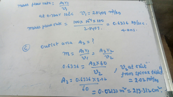 mans Heo rate Pv 633 lec 2-8403 rse 0.6336260 21 at exit from spirax ta lo
