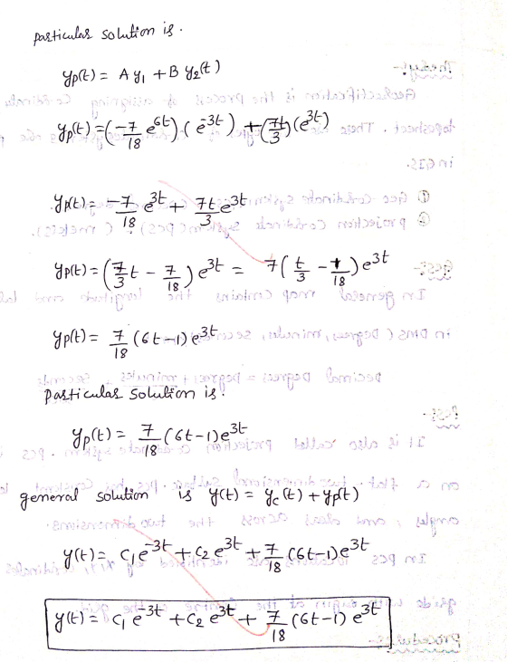 particular solution is. yolt) = A Yi + B yet ) ningizda de 1933 19 Brit Bitstaan doen 7 Bir Yol) (test).re36) +Chcet) 2 2017,