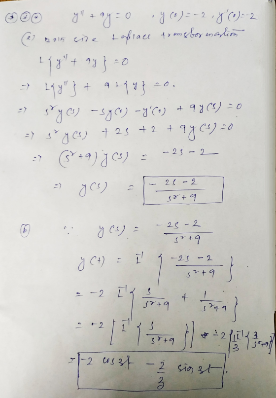y ? ay = 0 :y(0)=-2,40)-2 tafrace amebos anaglion from B015 ene ly ul tay }=0 -) -> 79 Lg y } tangazao. soy es) -syco) -y