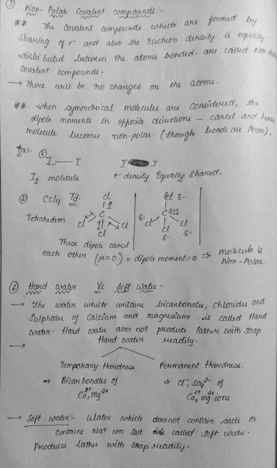 be * The covalent compounds Non- polas covalent compounds :- are formed by ng open and aloo the Election density equally, edu