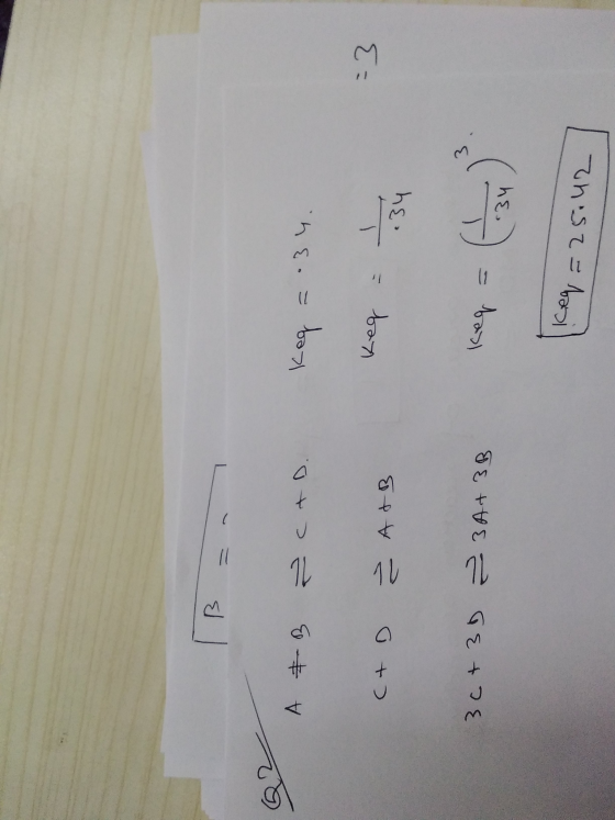 A & B ²c +D. Keq = .34. CAD Key - 3 Ž A&B 30+ 3D 23 A+ 3B keq = hE. Keq=25:42