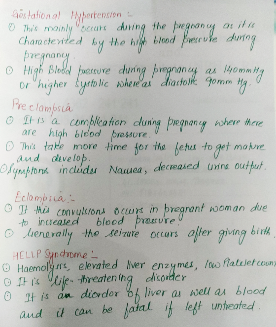 Gostahonal Hypertenslon This mainly the pregnan y as it is $An22Q Characterited by the hih blood rece vhe dun pnegnancy highe