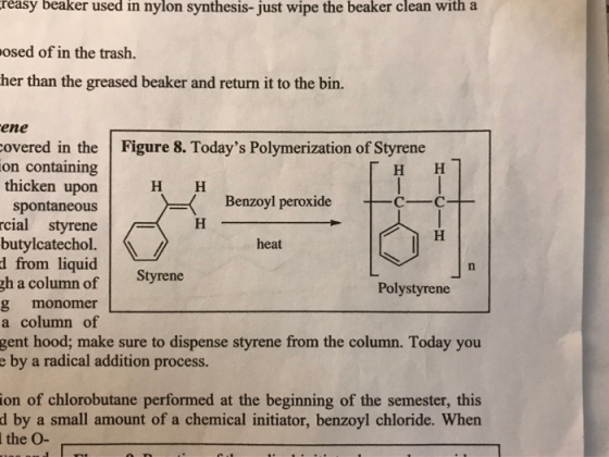 Teasy beaker used in nylon synthesis- just wipe the beaker clean with a mosed of in the trash. her than the greased beaker an
