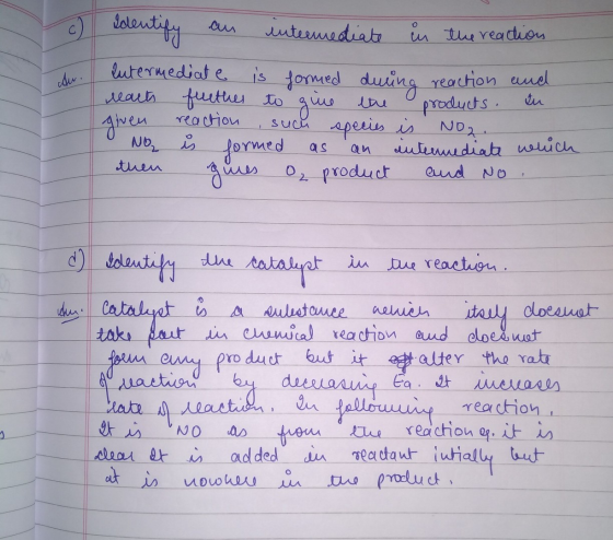Identify in intermediate in the reaction du. ether to you Intermediate is formed during reaction an reacts fuether to give th