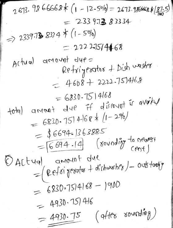 * 2673.9866668*(1-12.5010) = 2673.9366468 *37.5) 2339.73 83334 => 2339.73 8334 *(1-5%) 5222 275/4468 Actual amount clue= Refr