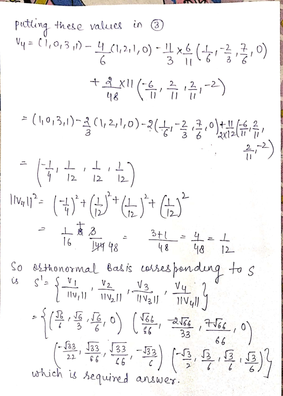 이 3 시 ร 3 300+ 1162 212 생 고, 그 고 12. / 2 putting these values in 3 Vu = C1101 311) - 니 (1,211, 0) - 1 x (4) 3 1 text- A (2) (