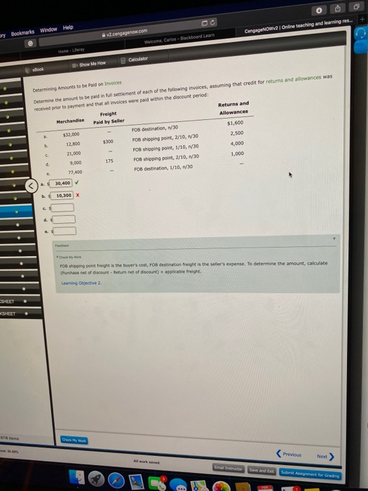Online teaching and learning Congrelow v.cengaged kaks Window CS Determining Amounts to be don e s Determine the amount to be