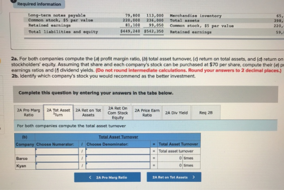 Required information Long-term notes payable Common stock, $5 par value Retained earnings Total liabilities and equity 79, 80