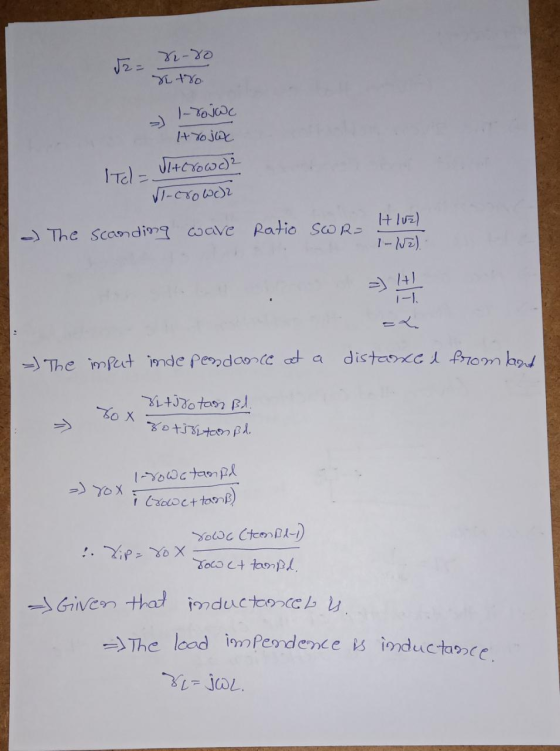 2-80 stro - 1-rojac trojux Tel - Ultcrowcz Wi-crowcz tlul -) The scanding wave Ratio SWR= I-12) - The imput inde pendance at