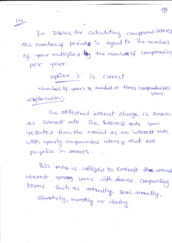ly In Tables for calculating compound interes the number of periode is equal to the number of year multiplied by the number o