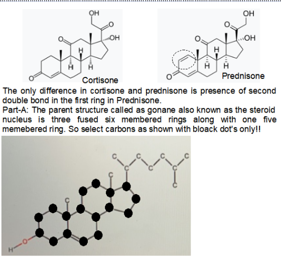OH ...OH ...ОН Cortisone Prednisone The only difference in cortisone and prednisone is presence of second double bond in the