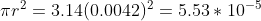 -5 TI. 2 3.14(0.0042)-- 5 53 * 10.