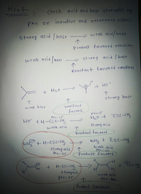 Hinta pka check acid and base strength by or inductive and resonance effects strong acid (base - weak acid/base 1 product fa