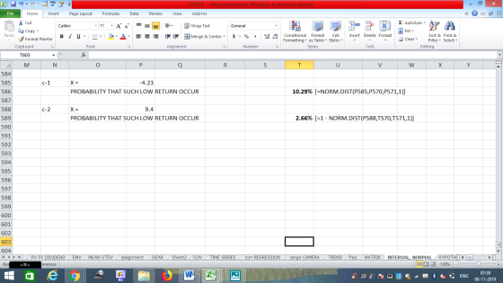 - 2x Find & Select Y STATS - Microsoft Excel (Product Activation Failed) File Home Insert Page Layout Formulas Data Review Vi