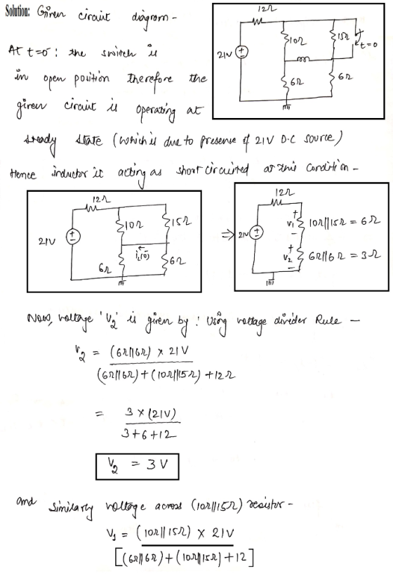 22 WL Go 362 Solution: Giren circuit diagrom - At to the switch u w in open position therefore the giren circuit is operating