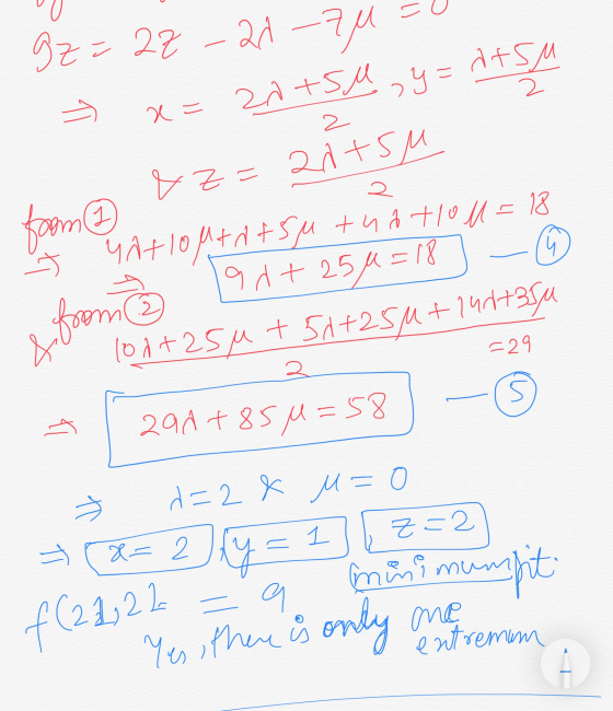 = 92= 22 - 21 -7M 2 2 2 x= 20 +SM , y = d+5u &z=20+5M it yatOutd+su+hato M = 18 94+ 25M=18 101+254 +51 +25M+14d7354 1 for fro