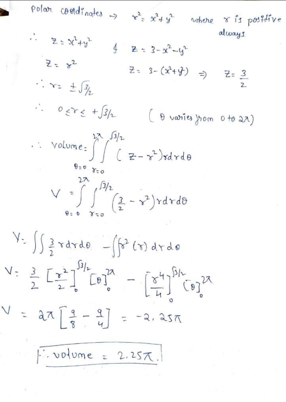 polar coordinates » 8² - x²rty where r is positive always Z 206+y? $ Z = 3-xx² - y² Z = 2 Z = 3-(x+y) Z: 3 r = ± 2 2 Ogre + 3