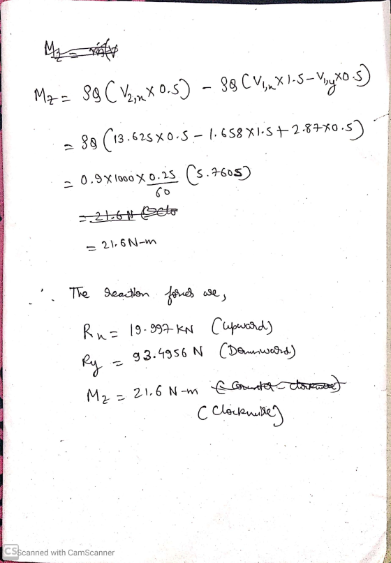 Me= 38 C Vezex 0.5) - 88 CVbmx 1.5–Ving xo 5) := 88 (13.625X0.5 – 1.658X1.5+2.8405) 7 = 0.91000 X 0.25 (5.7605) Go =-21061 Be