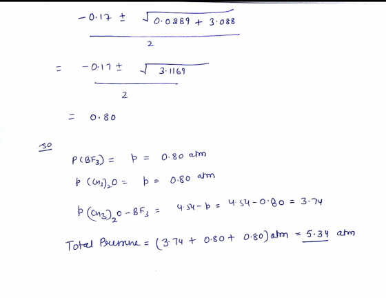 -0.17 + Jo.0289 + 3.088 -0.17+ 3.1169 2 0.80 so PCBF3) = þ (CM3),0 = b = 0.80 am b = 0.80 am 4.544- b = 4.54-0.80 = 3-74 PCM3