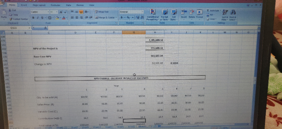 View - X Data Review === = General 3. Autosum te Copy > = Wrap Text Merge & Center Paste S Home Insert Page Layout Formulas &