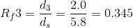 Rp30 - 12:30 – 0.33 2.0 Rf3 = 7 = 0.345